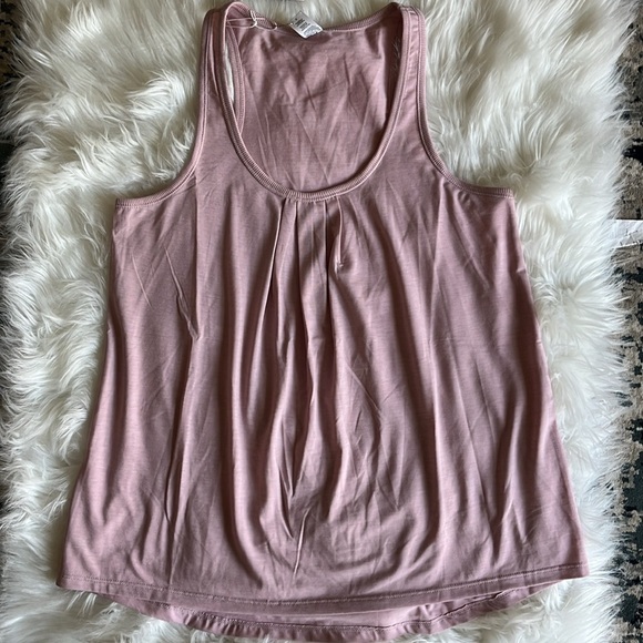 🆕 Bare Necessities Tank Top Pleated Size Small Rose Color - Picture 3 of 10